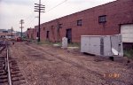 The view from Harrington Street looking towards Capital Blvd